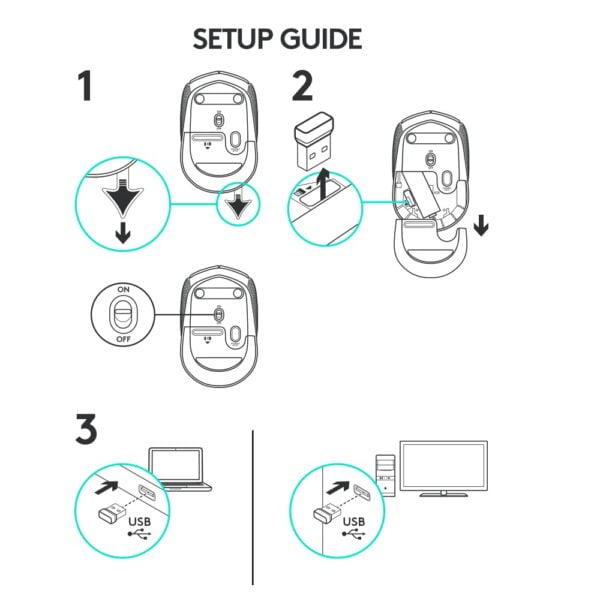 Logitech B170 Wireless Mouse 5