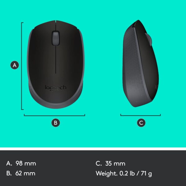 Logitech B170 Wireless Mouse 8